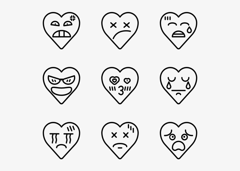 Heart Emoji - Phone Email Icon Png, transparent png download