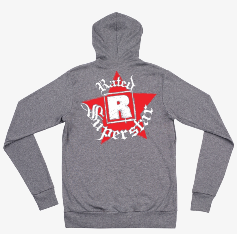 Edge "rated R Superstar" Full Zip Hoodie - Rated R Superstar, transparent png download