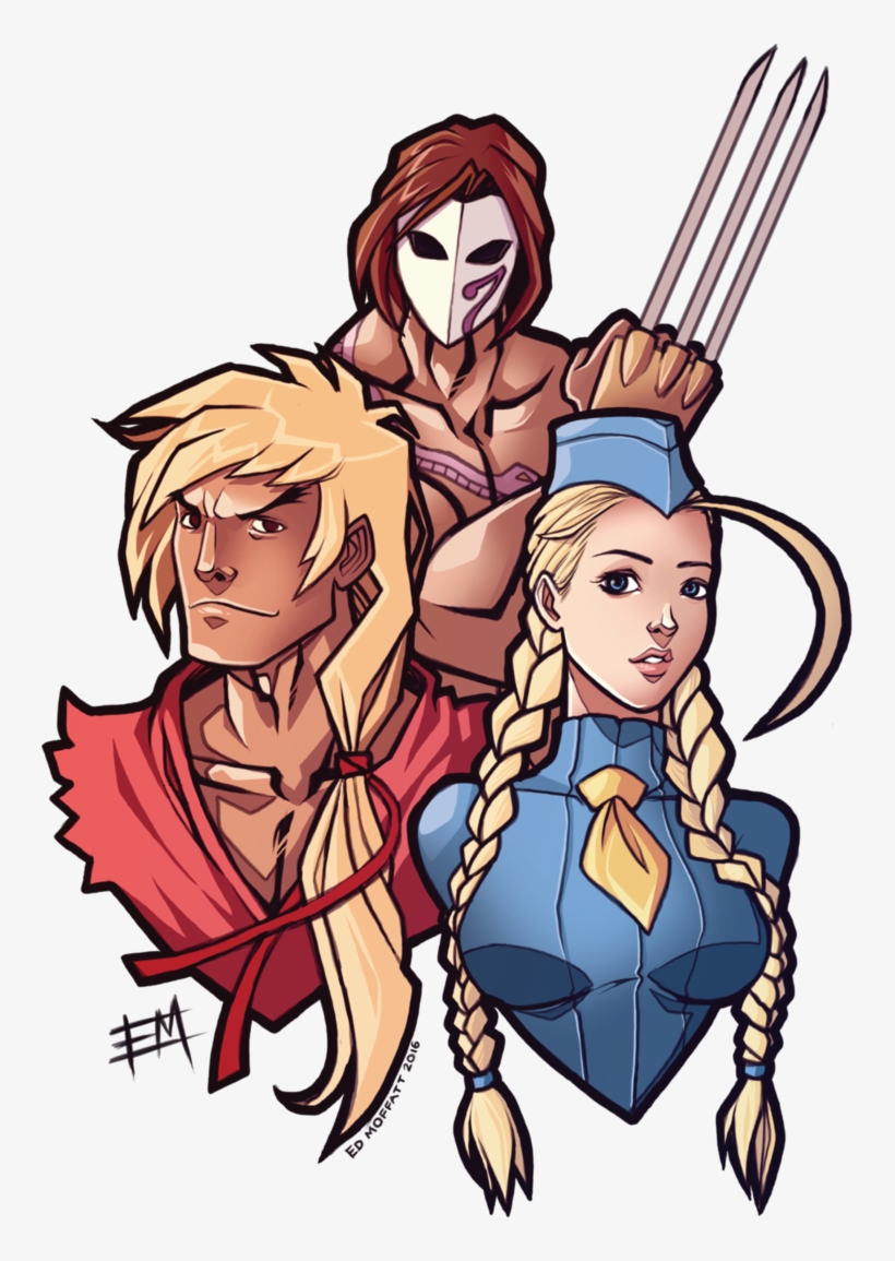 Street Fighter Alpha By Edmoffatt Street Fighter Alpha, - Cartoon, transparent png download