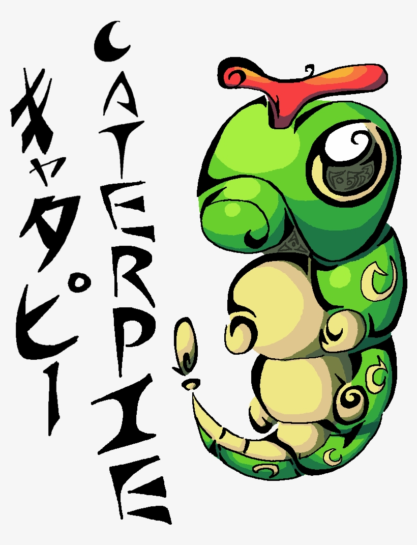 Pokedex Entry Caterpie Lepidoptera Vermis Classification, transparent png download