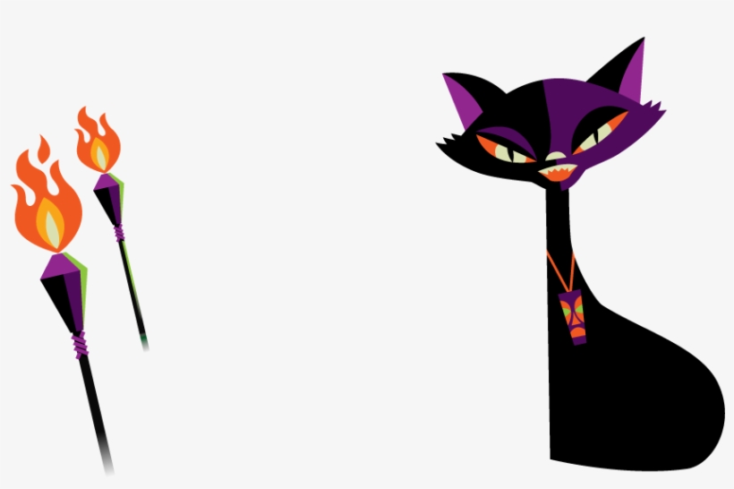 Midsummer Scream Halloween & Horror Convention - Domestic Short-haired Cat, transparent png download