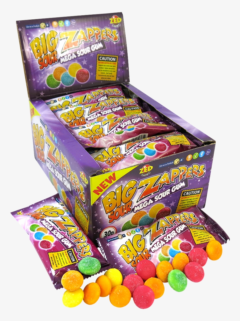 512 Big Sour Zapper 30 X 30p - Zed Candy Big Sour Zappers, transparent png download