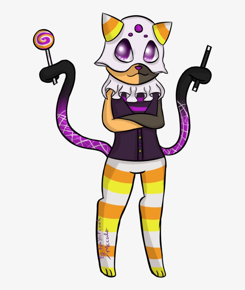 Halloween Cat By Kayler - Cartoon, transparent png download
