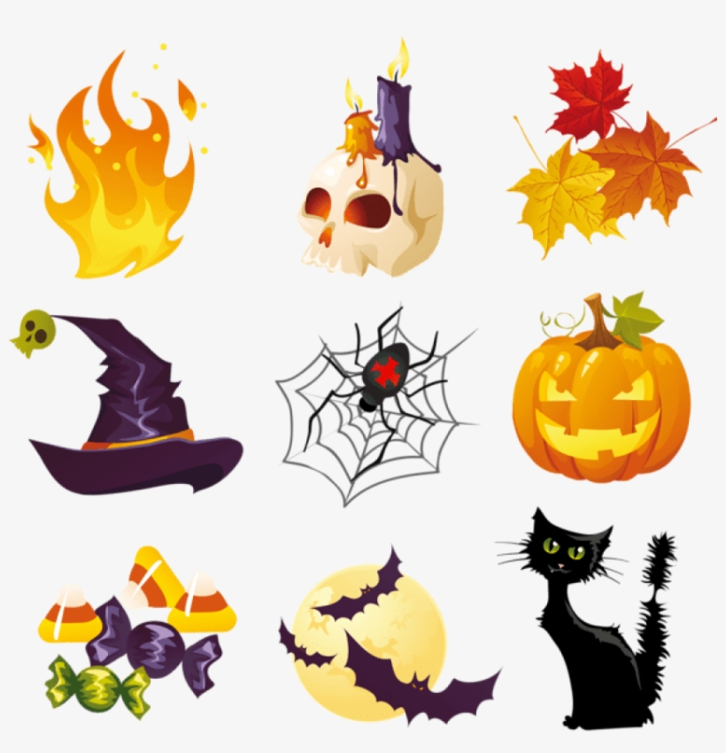 Free Png Download Halloween Pictures Collection Png - Halloween Clipart Collection, transparent png download