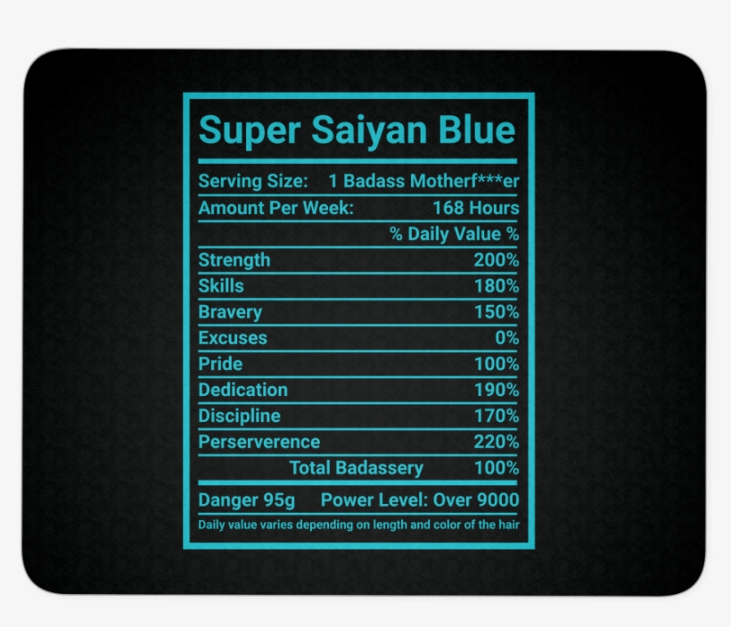 Super Saiyan Blue God Mouse Pad -tl00175mp - General Supply, transparent png download