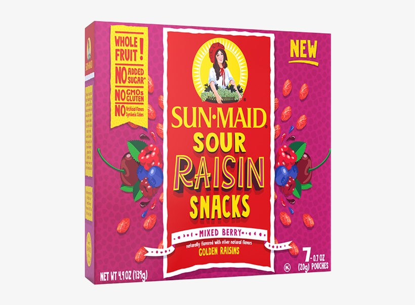 Are Raisins Healthy - Sun Maid Raisin Girl, transparent png download