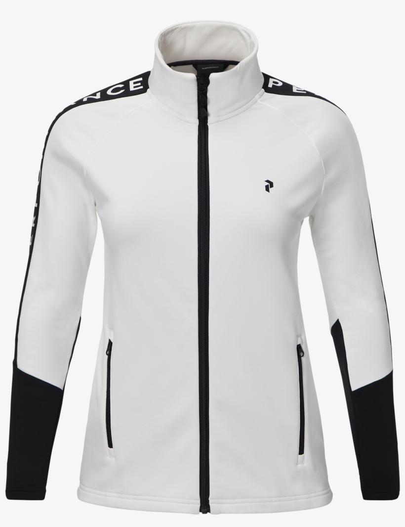 Women's Rider Mid Layer Zip-up Jacket Offwhite - Peak Performance Dames, transparent png download