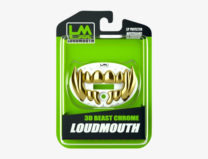 3d Chrome Grillz - Mouthguard, transparent png download