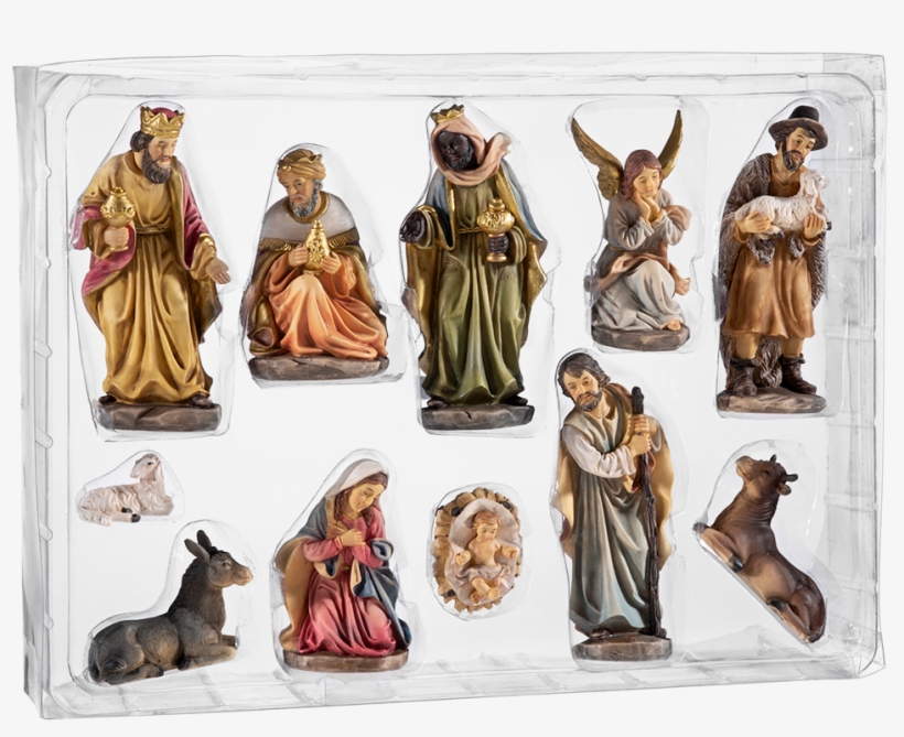 Nativity Figurine Set, 11 Pieces - Nativity Figurine Set, transparent png download