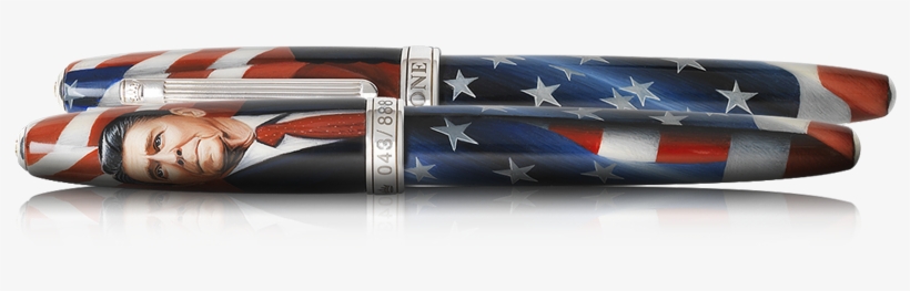 Krone Ronald Reagan Fountain Pen Limited Series Kr7300 - Flag Of The United States, transparent png download
