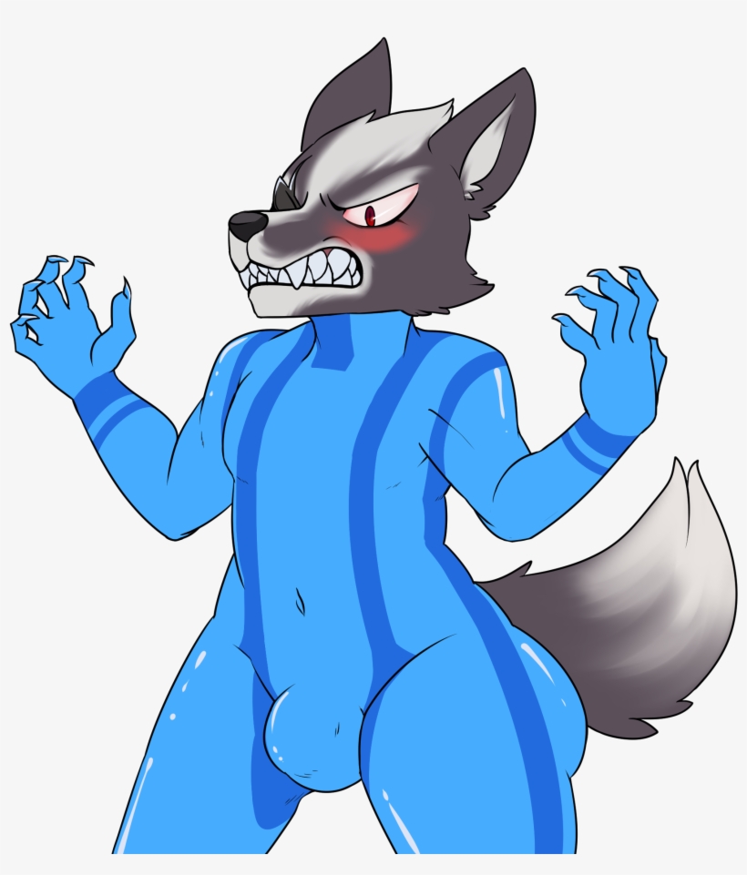 Zero Suit Wolf Ver - Cartoon, transparent png download