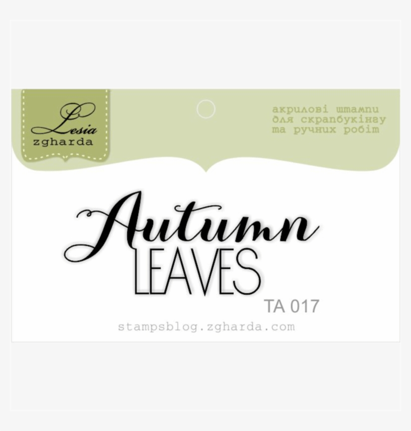 {ta017} Stamp "autumn Leaves" - Alejandro Resta, transparent png download