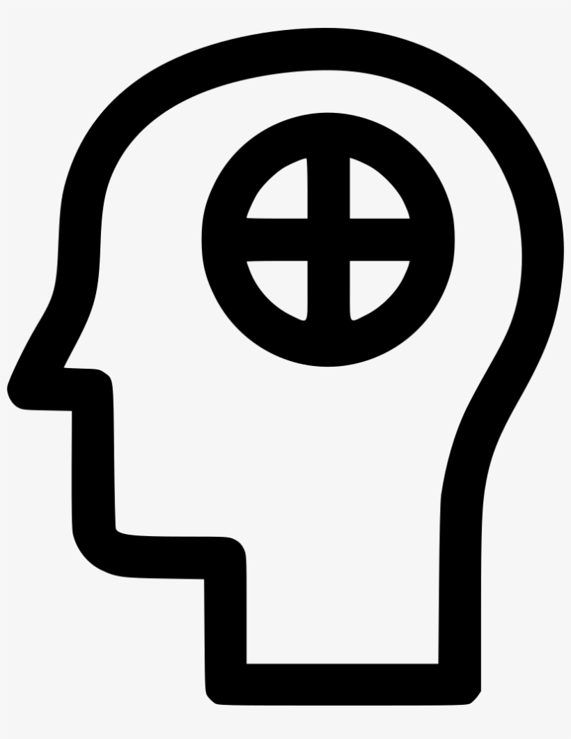 Mental Human Health Care Treatment Man Brain Comments - Cross, transparent png download