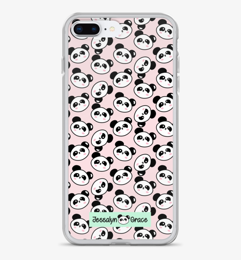 Panda Head Pattern Iphone Case - Jessalyn Grace Phone Cases, transparent png download