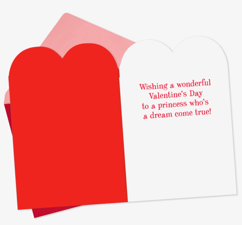 Disney Cinderella Princess Dream Come True Valentine - Heart, transparent png download