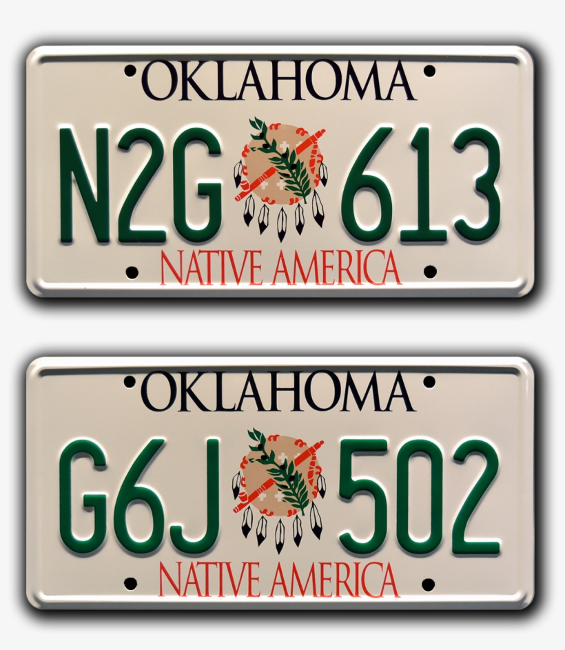 N2g 613 G6j 502 - Oklahoma License Plates, transparent png download