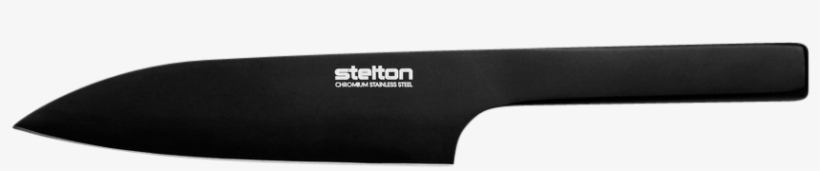 Pure Black Small Chef's Knife By Stelton-0 - Chef Knife Cartoon Black Png, transparent png download