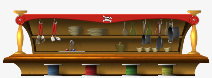 Galley Environment Prop For Patch's Treasure Hunt - Architecture, transparent png download