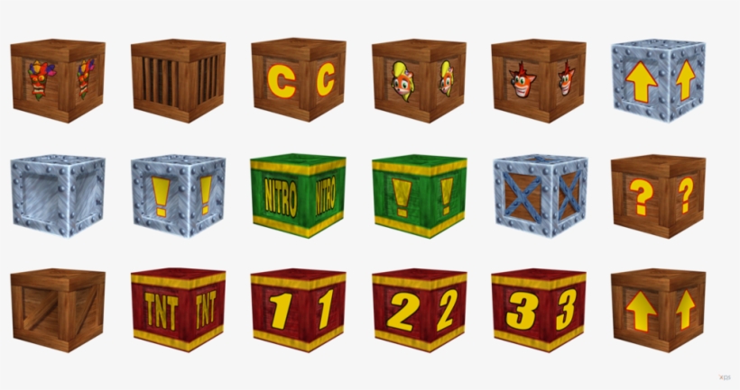 Crash Bandicoot Clipart Black And White - Crash Bandicoot The Wrath Of Cortex Crates, transparent png download