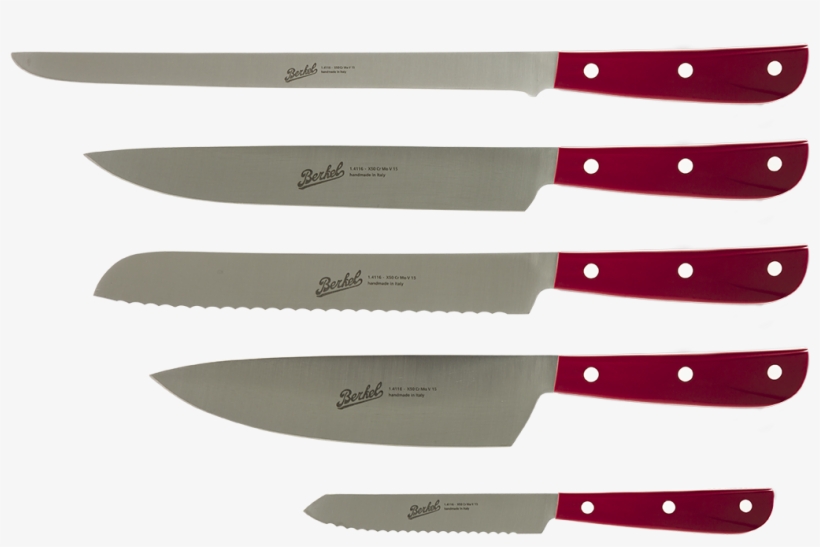 Synthesis Chef Set Of 5 Knives - Coltelli Berkel, transparent png download