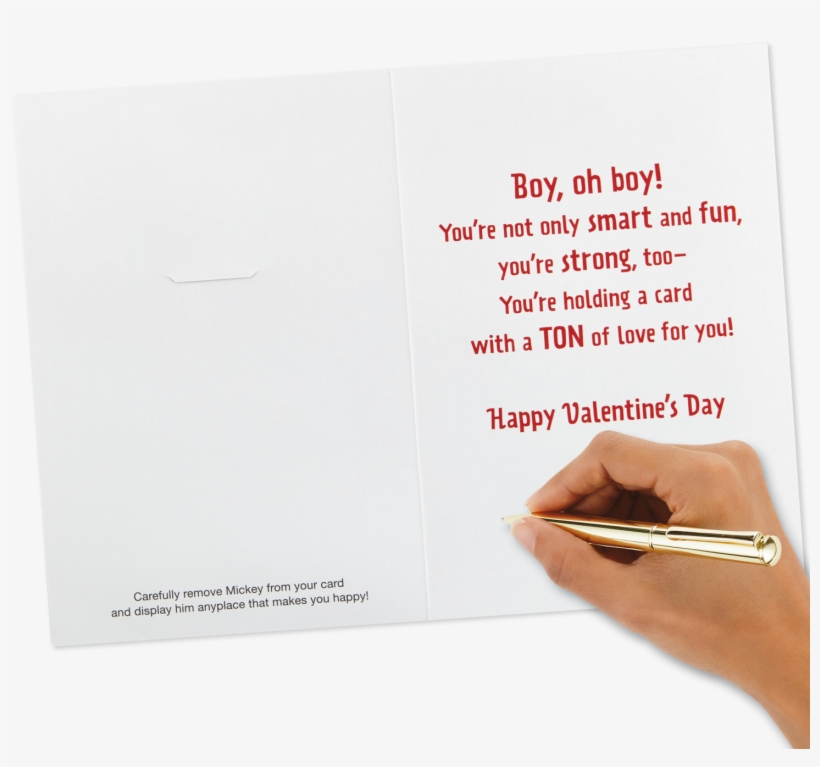 Mickey Mouse Hugger Valentine's Day - Document, transparent png download