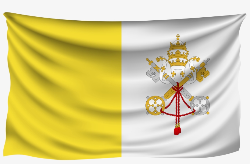 View Full Size - Vatican City Flag, transparent png download