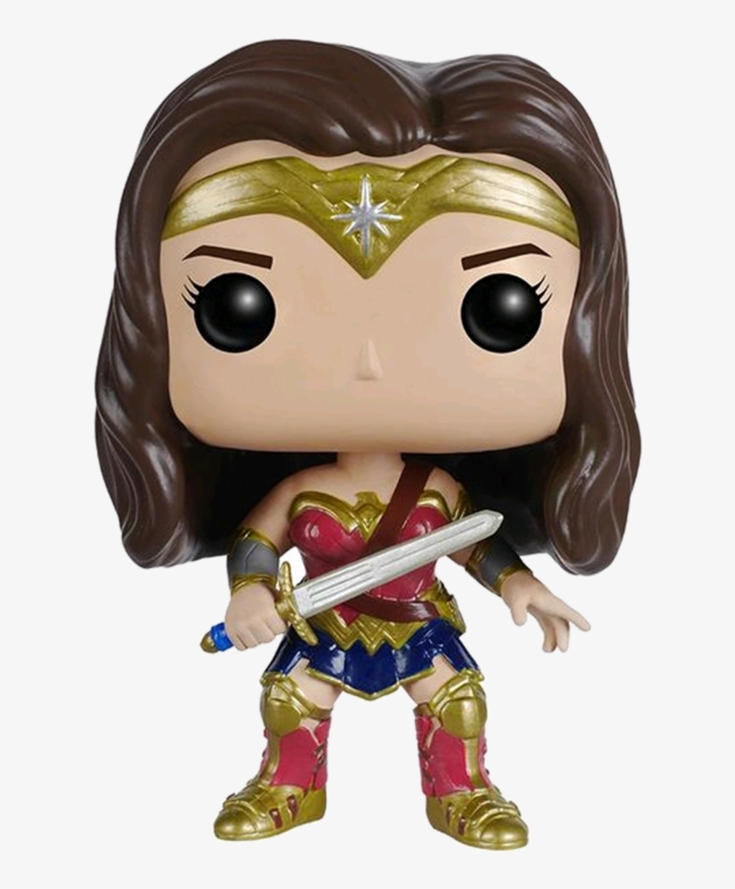Batman V Superman - Wonder Woman Figurine Pop, transparent png download