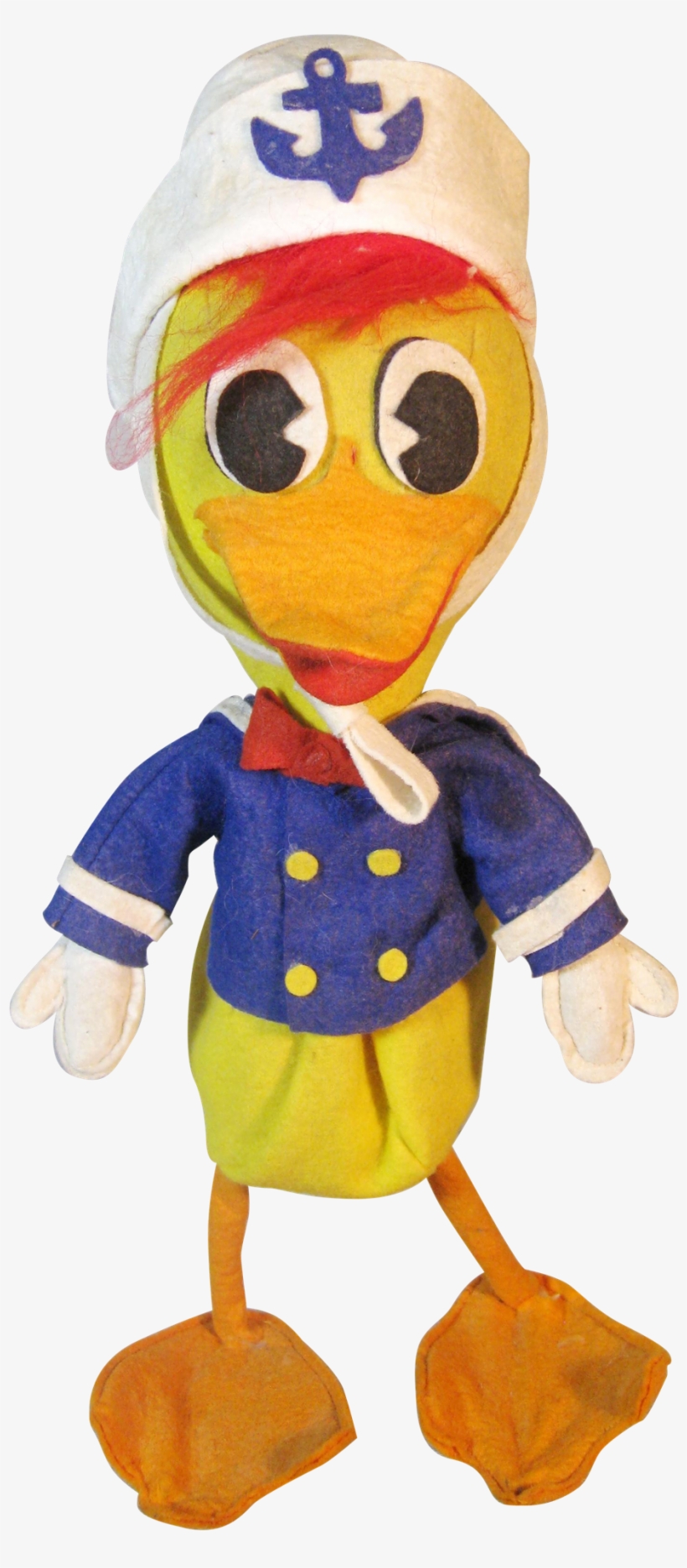 Donald Duck Stuffed Animal - Cartoon, transparent png download