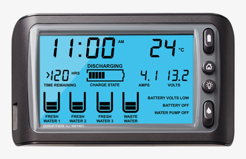 12v Battery Monitoring System Drifter - Caravan Battery Monitoring System, transparent png download