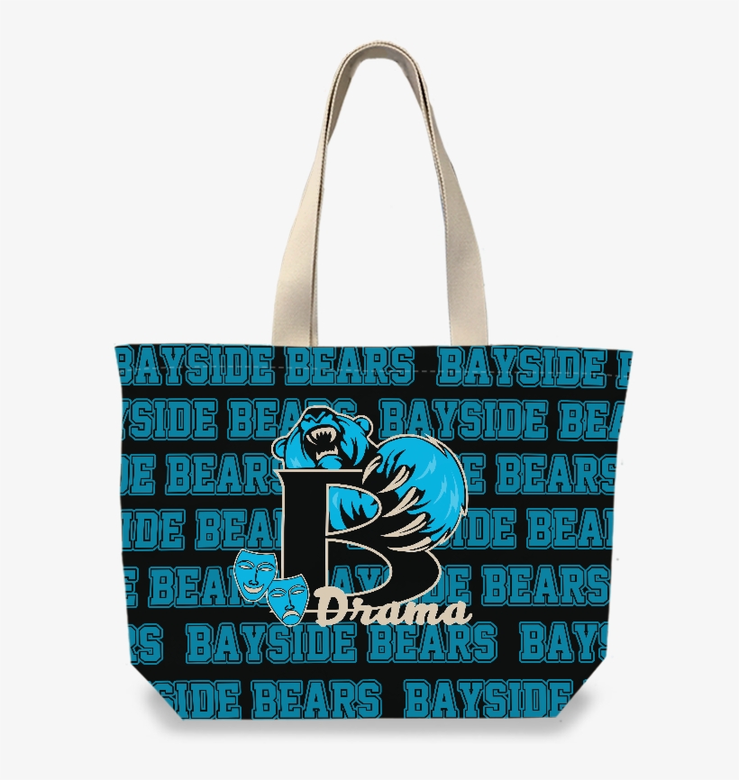 Bayside Drama Tote Bag 2 Bear Logo - Tote Bag, transparent png download
