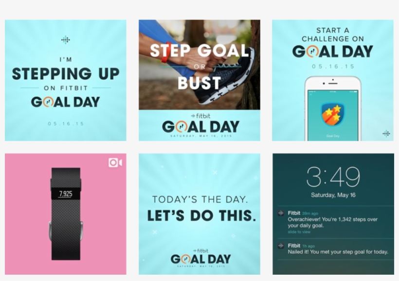Fitbit Goal Day Collection 1, transparent png download