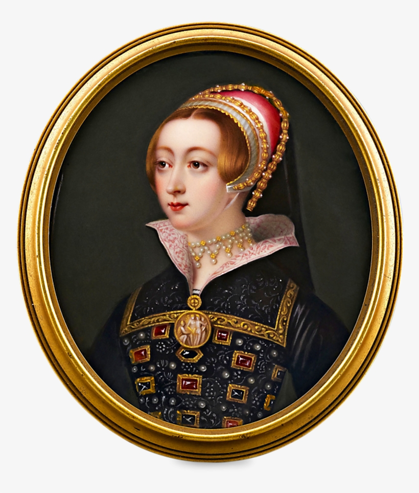 Portrait Of Anne Boleyn By Henry Pierce Bone - Portrait Of Anne Boleyn, transparent png download