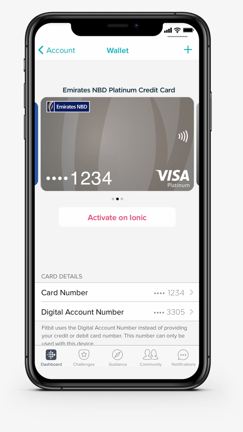 How To Set Up Emirates Nbd Pay - Smartphone, transparent png download