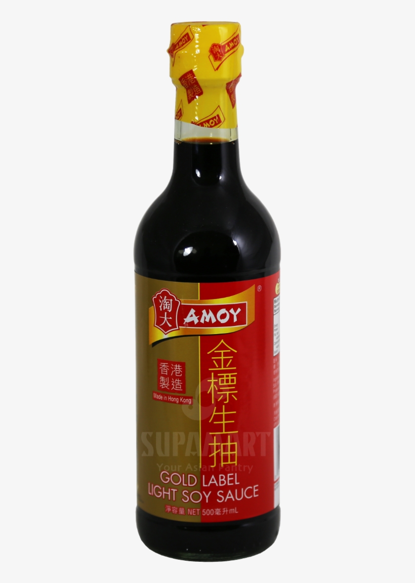 Gold Lable Light Soy Sauce 金標生抽 - Pepper King Hot Sauce, transparent png download