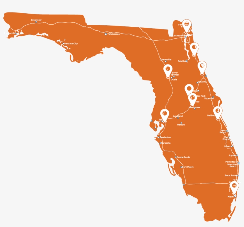 Our Locations - South Florida Algae Bloom, transparent png download