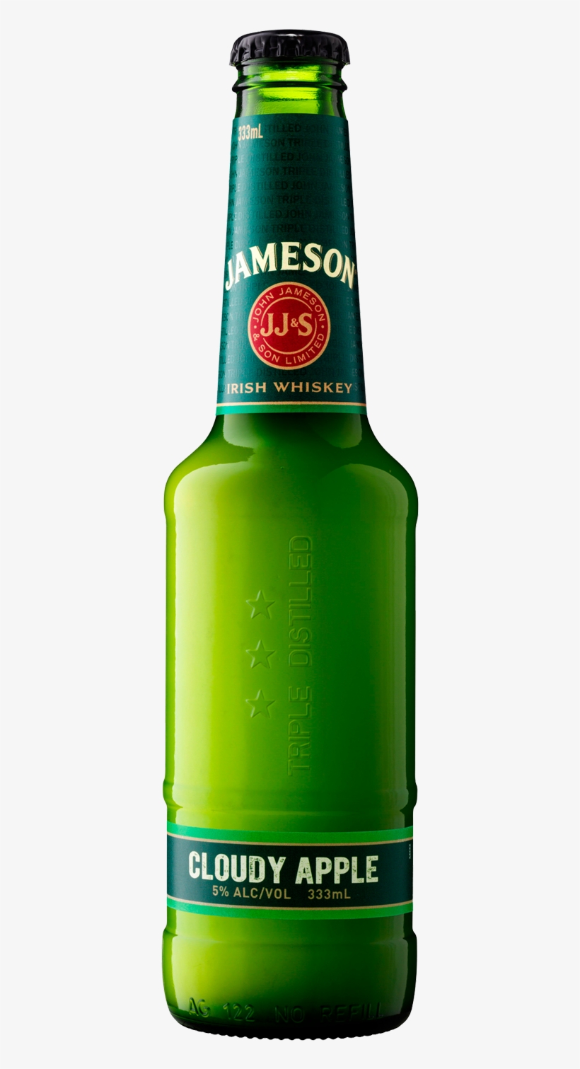 Jameson Irish Whiskey Cloudy Apple Cider - Beer Bottle, transparent png download
