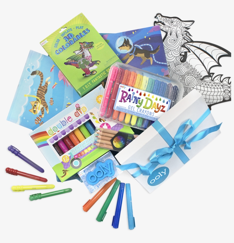 Fantastic Dragon Coloring Super Set With Inflatable - Wrapping Paper, transparent png download