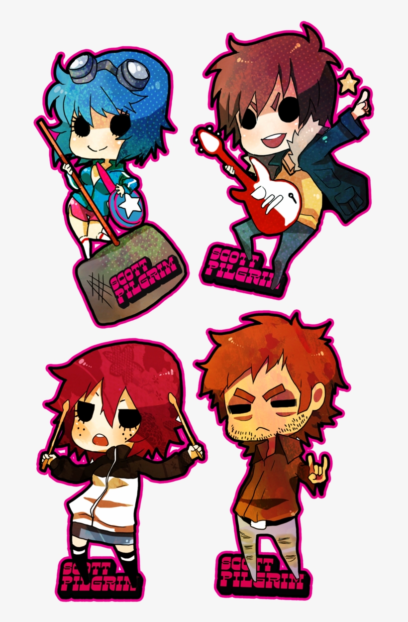 Scott Pilgrim,скотт Пилигрим,comic Books,комиксы, Графические - Scott Pilgrim Ramona Fanart, transparent png download