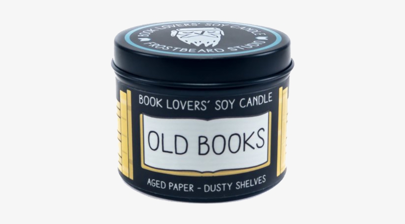 Book Lovers Soy Candle Old Books Bookish Gifts - Bookstore Candle, transparent png download