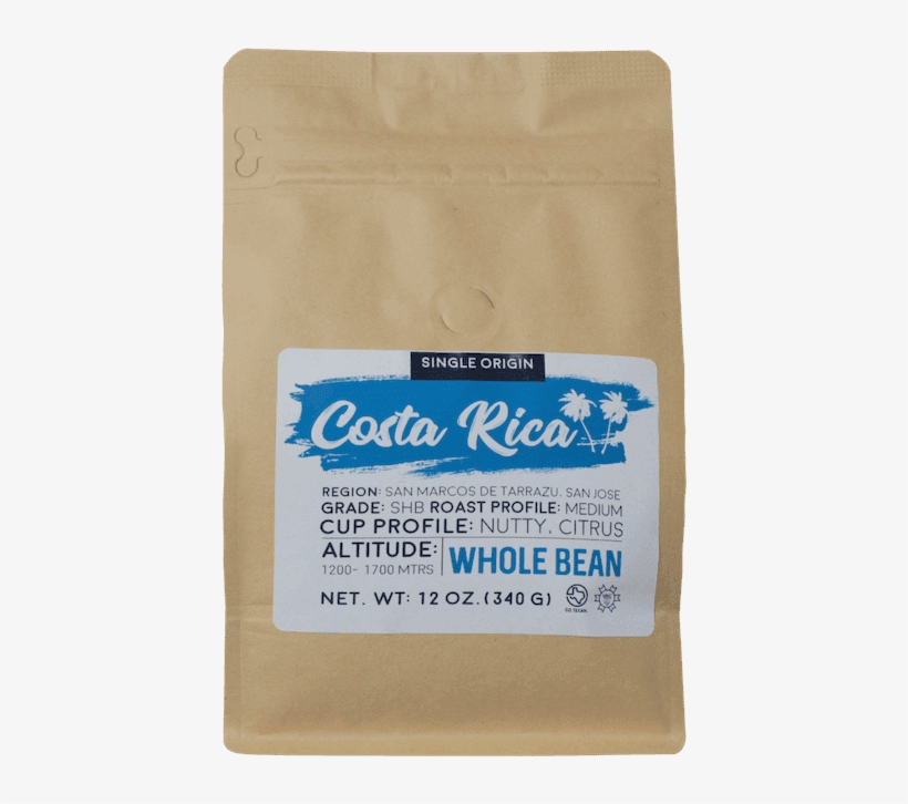 Costa Rica Single Origin Coffee Cafe Copan - Vacuum Bag, transparent png download