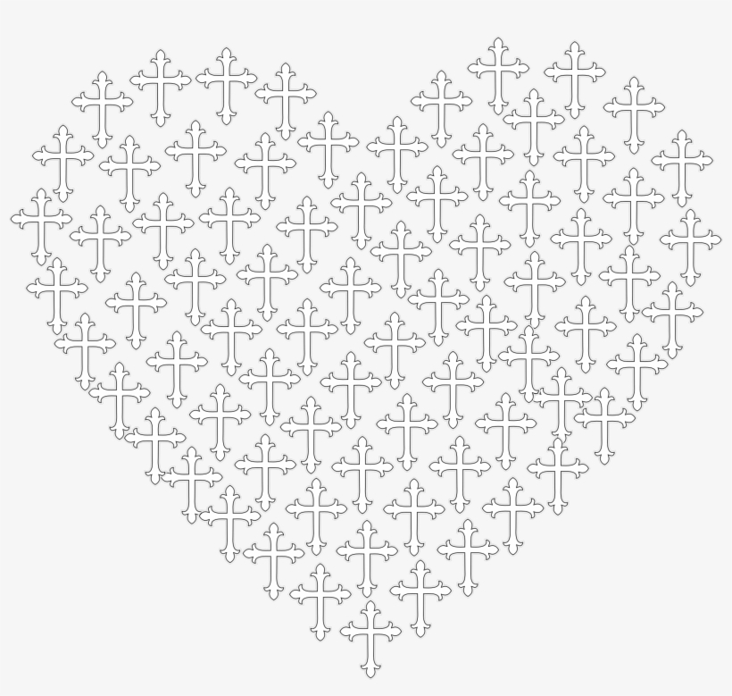 This Free Icons Png Design Of Love Heart Crosses No, transparent png download