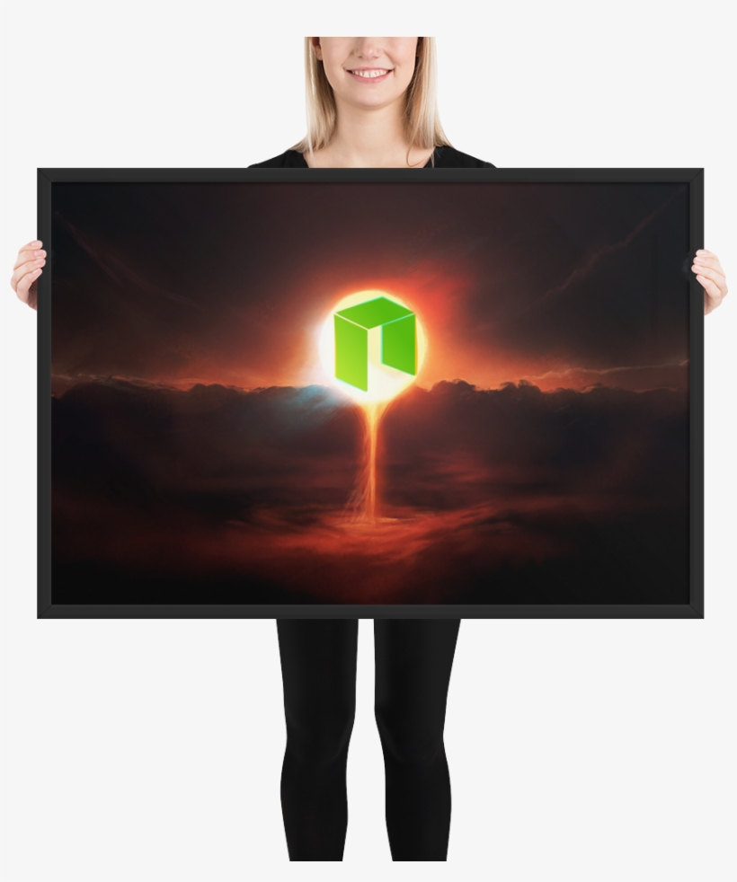 Framed Doomsday 3d Neo Poster - Led-backlit Lcd Display, transparent png download