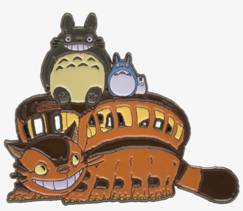 Cat Bus Enamel Pin, transparent png download