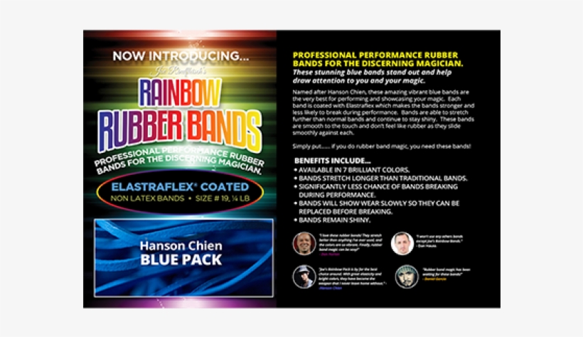 Joe Rindfleisch's Rainbow Rubber Bands By Joe Rindfleisch - Flyer, transparent png download