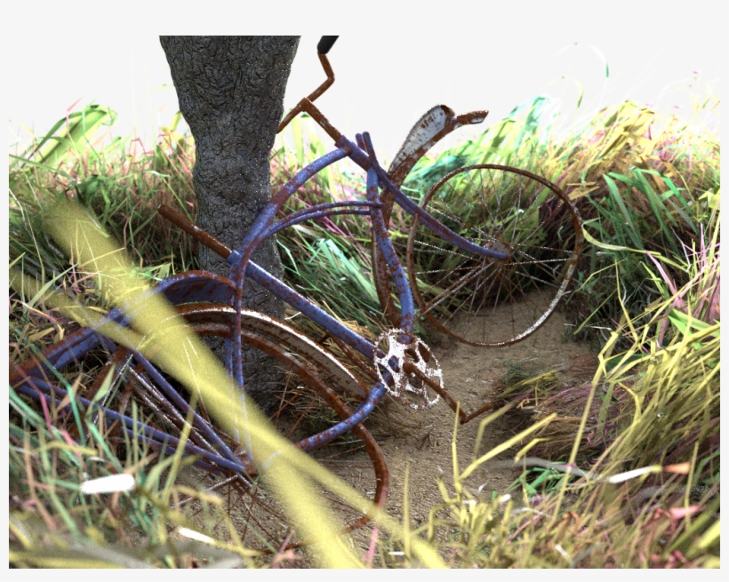 Bicicleta 1024×768 - Grass, transparent png download