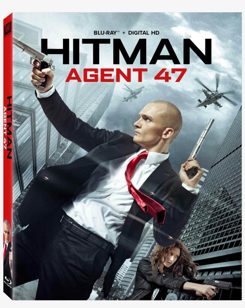 Home Entertainment Materials - Hitman Agent 47 Blu Ray, transparent png download