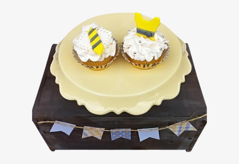 7849 487235614664159 1544176611 N - Tutu And Bow Tie Baby Shower Cupcakes, transparent png download