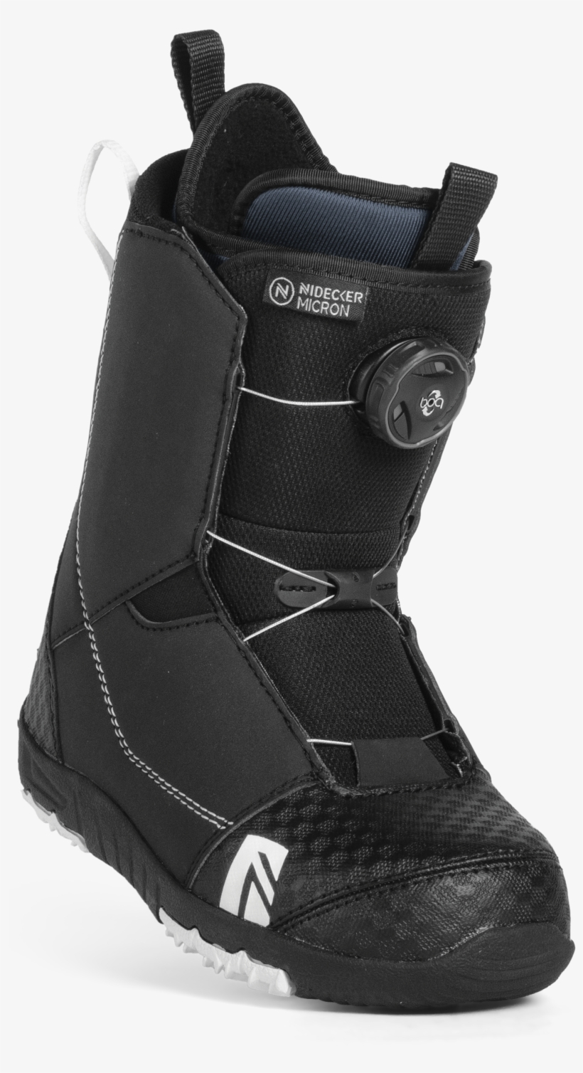 Micron Boa Easy, Cool, Functional - Nidecker Micron Boa Kids Snowboard Boots, transparent png download