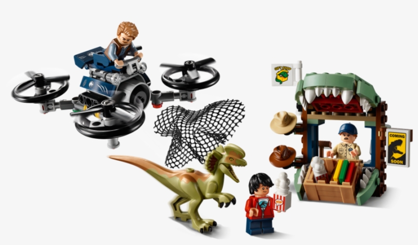 Lego Jurassic World 75934 Dilophosaurus On The Loose - Lego The Legend Of Isla Nublar, transparent png download