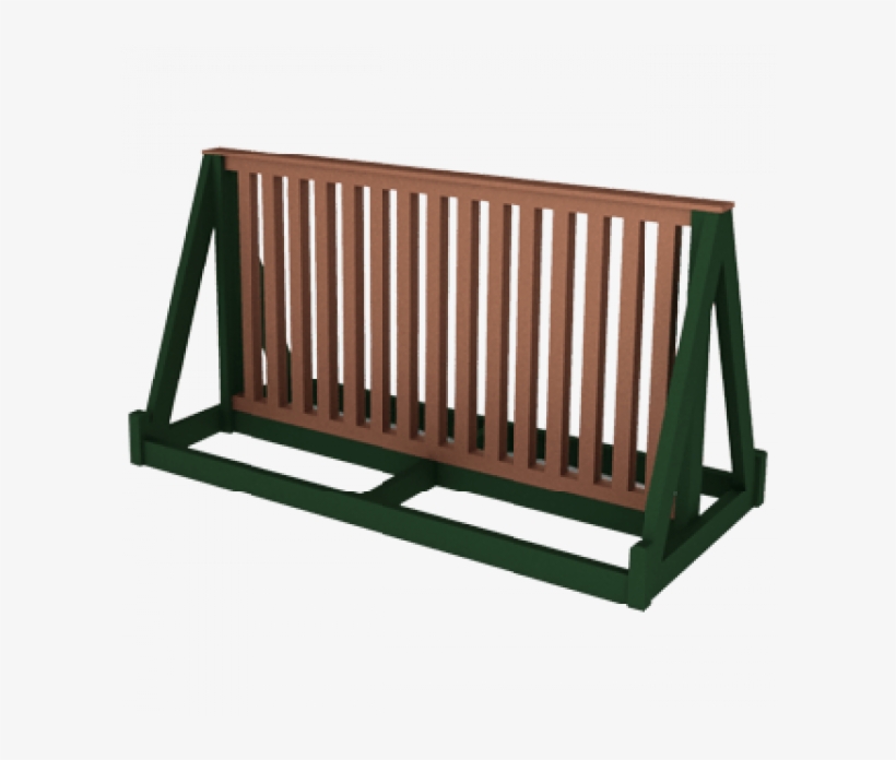 Recycled Plastic Bike Rack - Bench, transparent png download